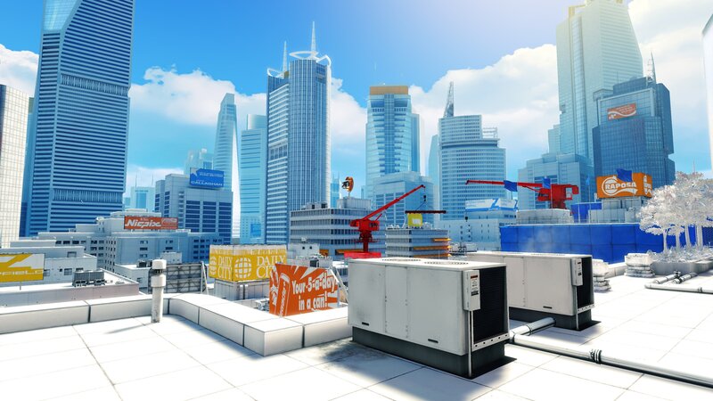Rooftop with Air Conditioners