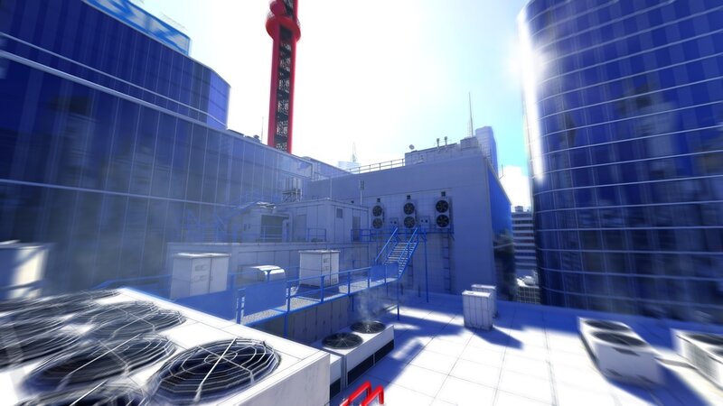 Rooftop with air conditioning units