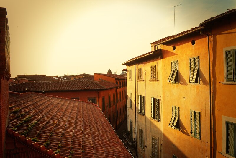 Rooftops and Buildings — Orange