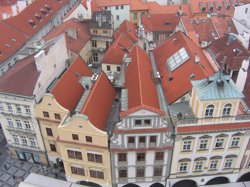 Rooftops of Old Buildings