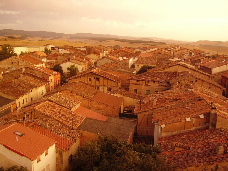 Rooftops of Old Town — Brown, Serene