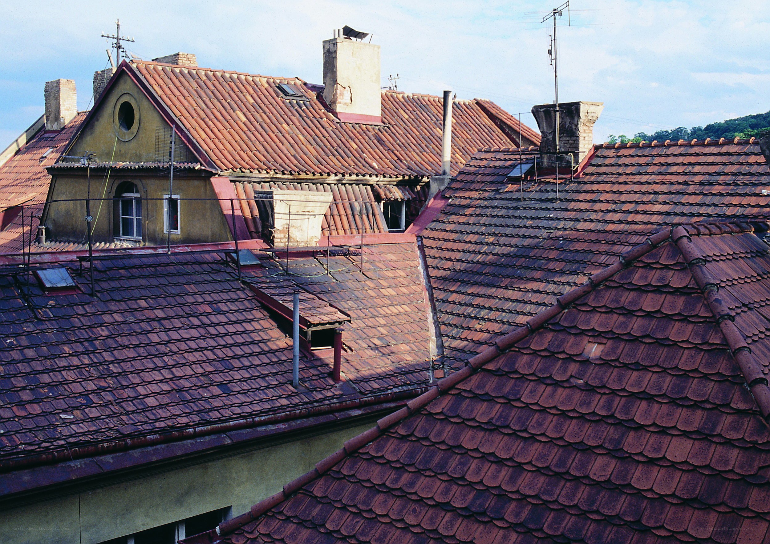 rooftops of old town