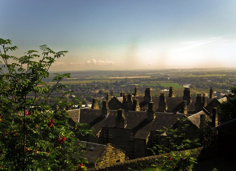 Rooftops of Stone Houses — Green