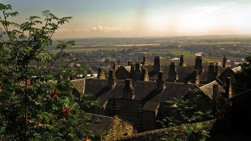Rooftops of Stone Houses