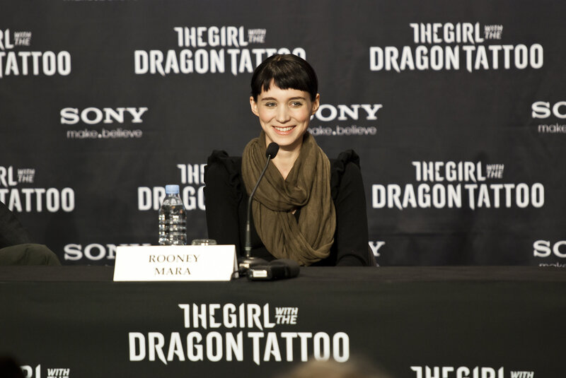 Rooney Mara at press event