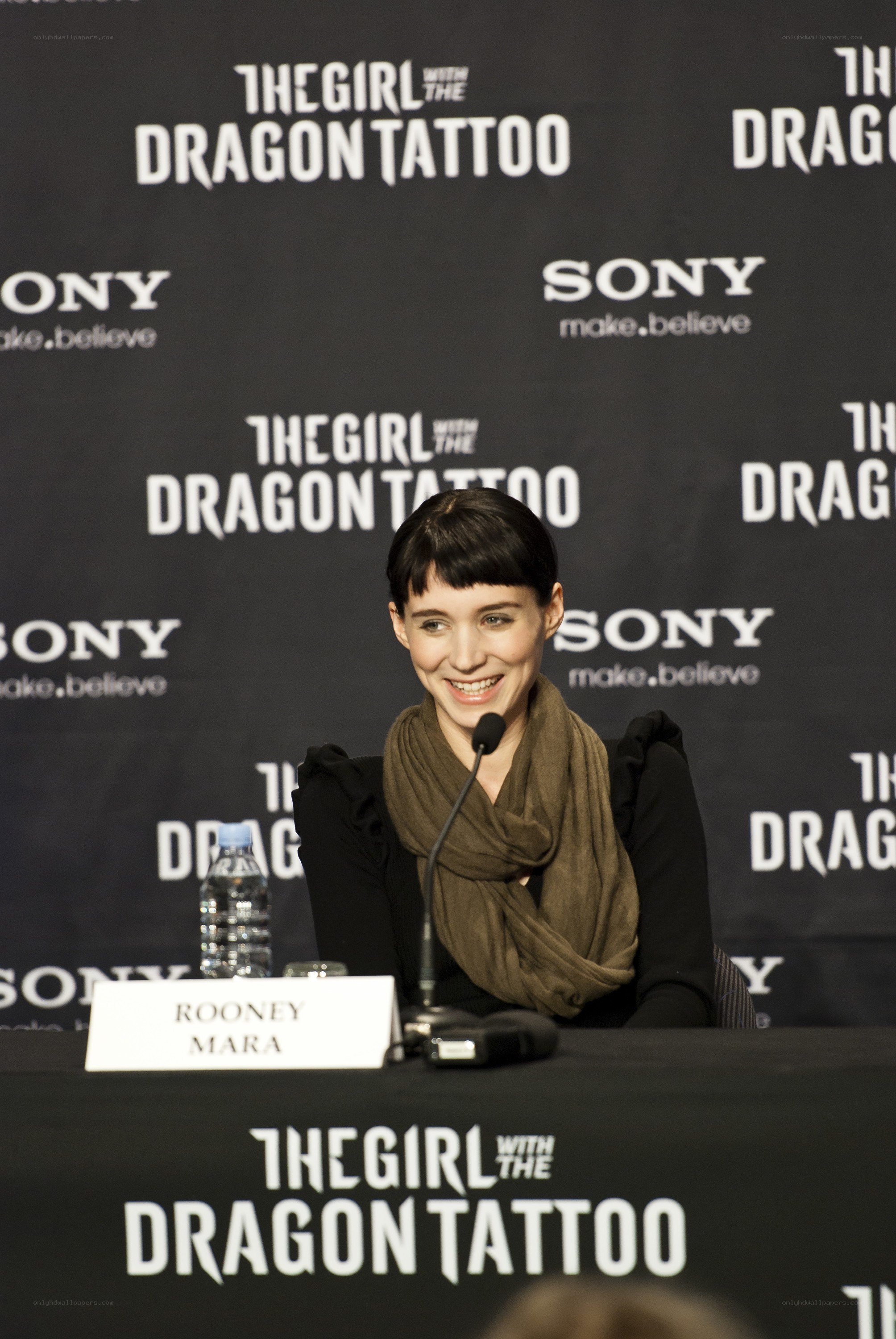 Rooney Mara at press event