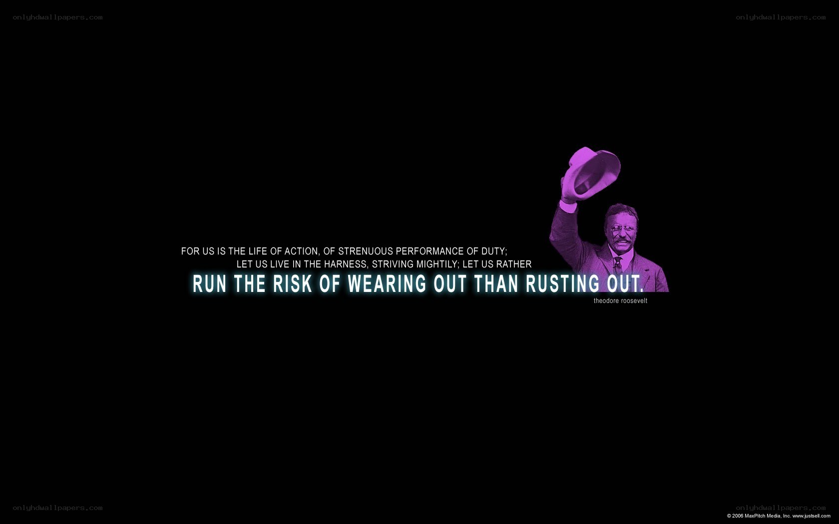 Roosevelt quote wallpaper
