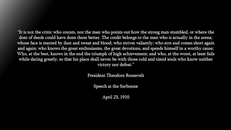 Roosevelt's Arena Speech