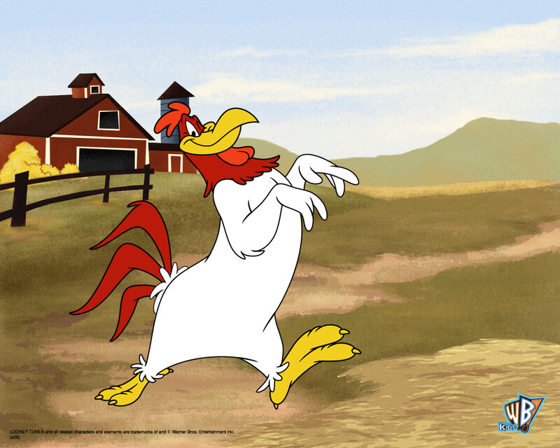 Rooster on a Farm