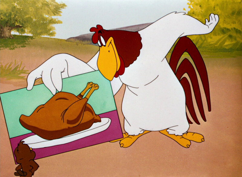 Rooster with Roasted Chicken
