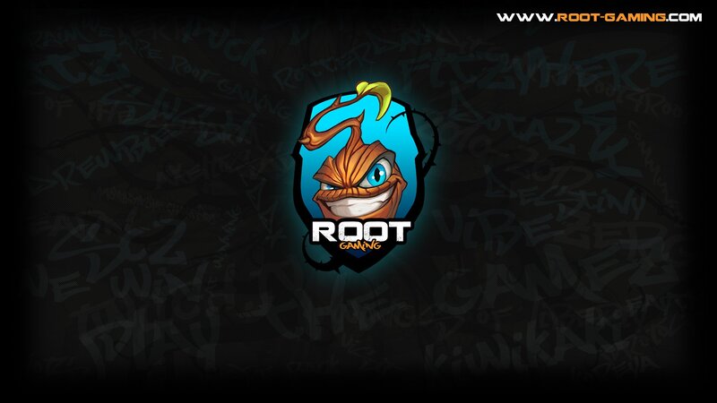 Root Gaming logo wallpaper
