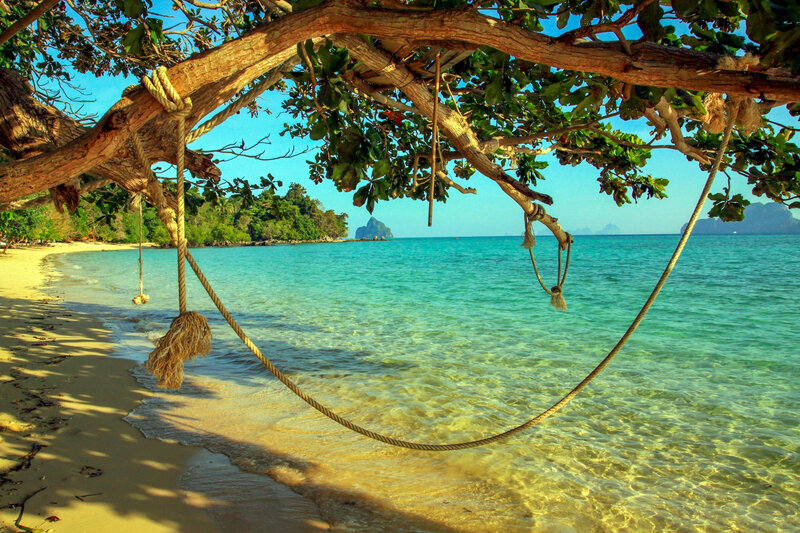 Rope Swing on Beach