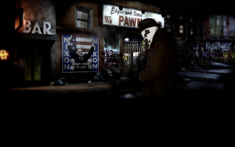 Rorschach in a dark alley