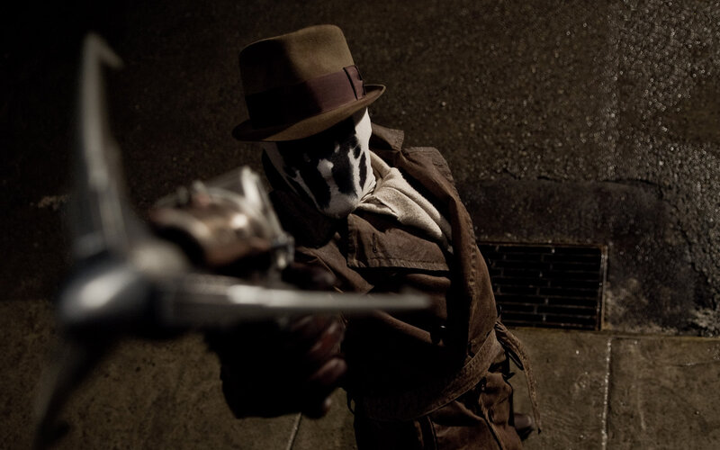 Rorschach in a dark alley