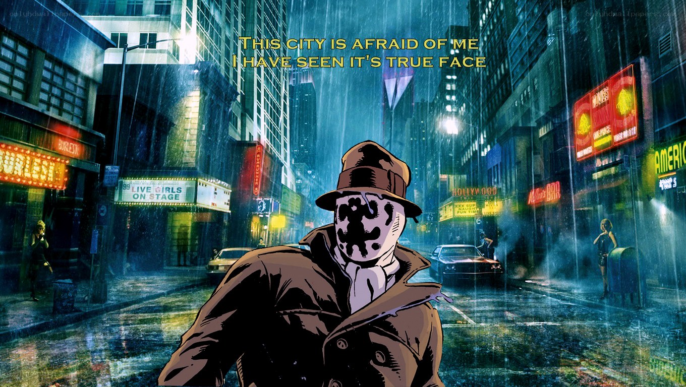 Rorschach in a Rainy City