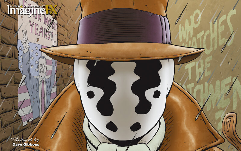 Rorschach in the rain