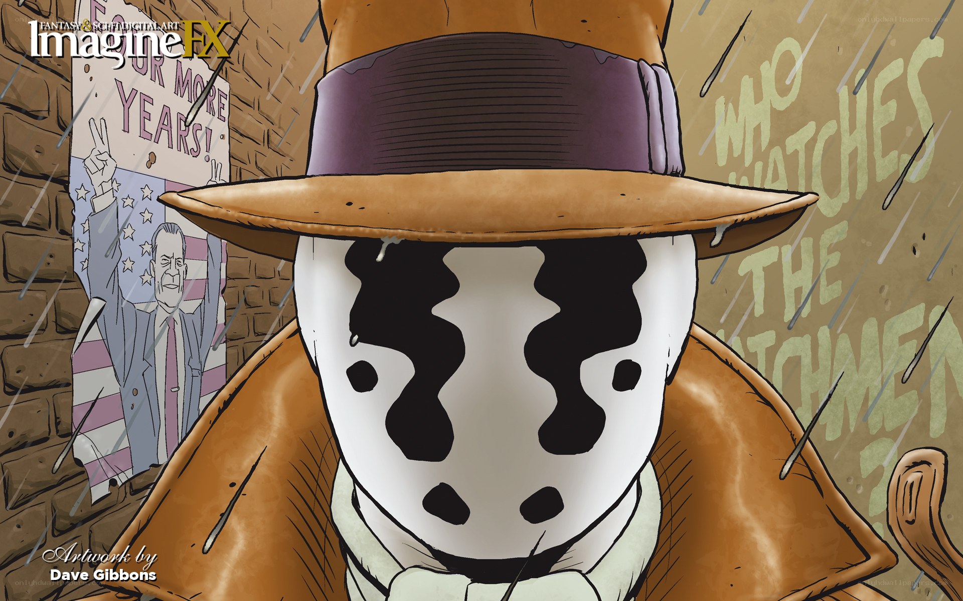 Rorschach in the rain