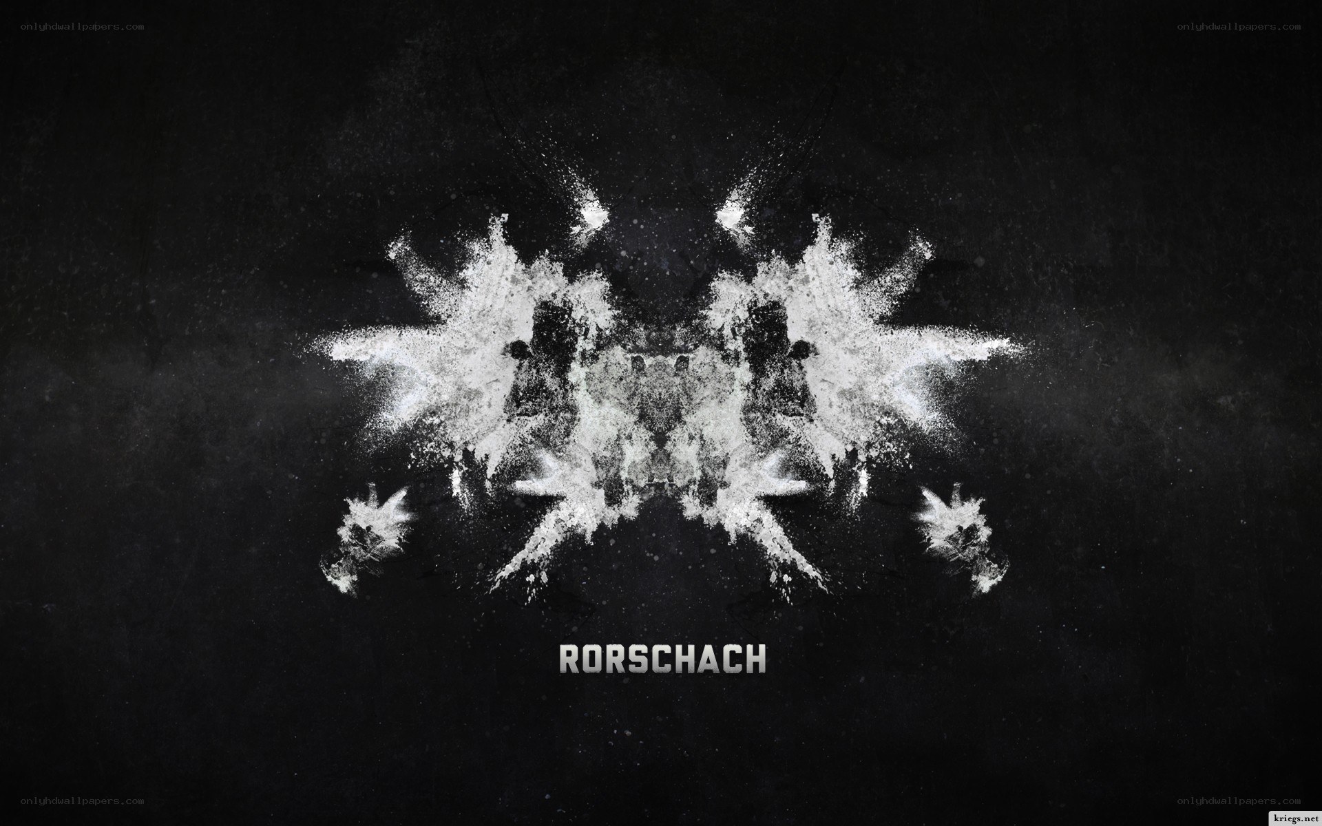 Rorschach inkblot logo