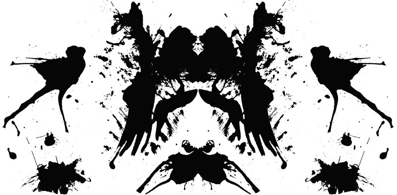 Rorschach inkblot pattern