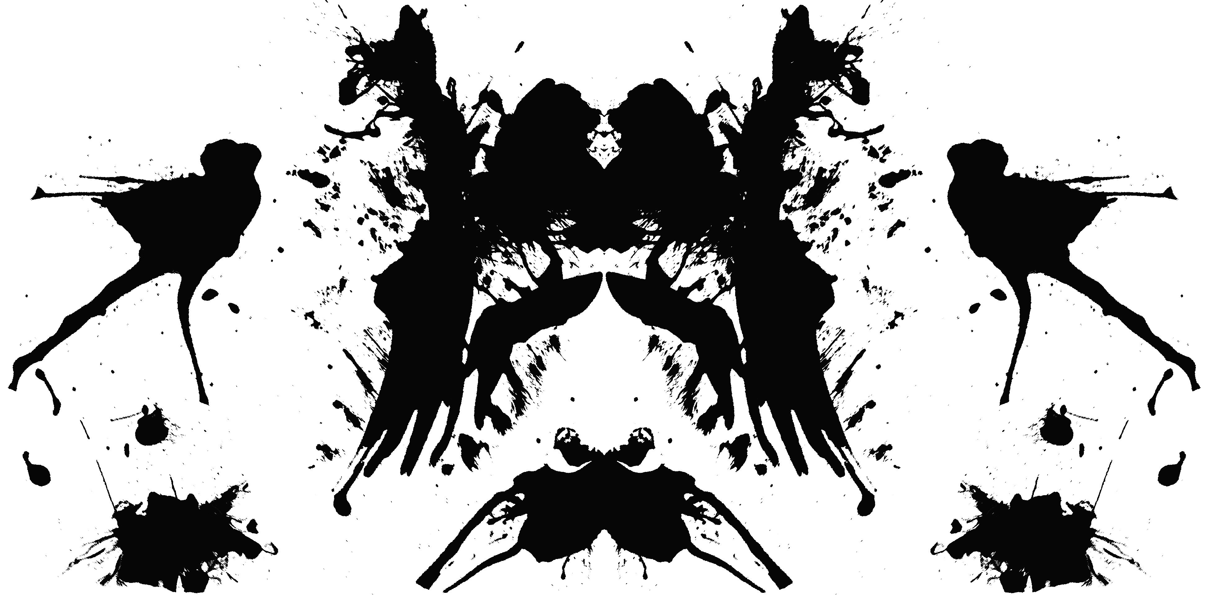 Rorschach inkblot pattern