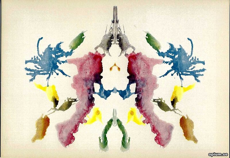 Rorschach Inkblot Test — Red, Neutral