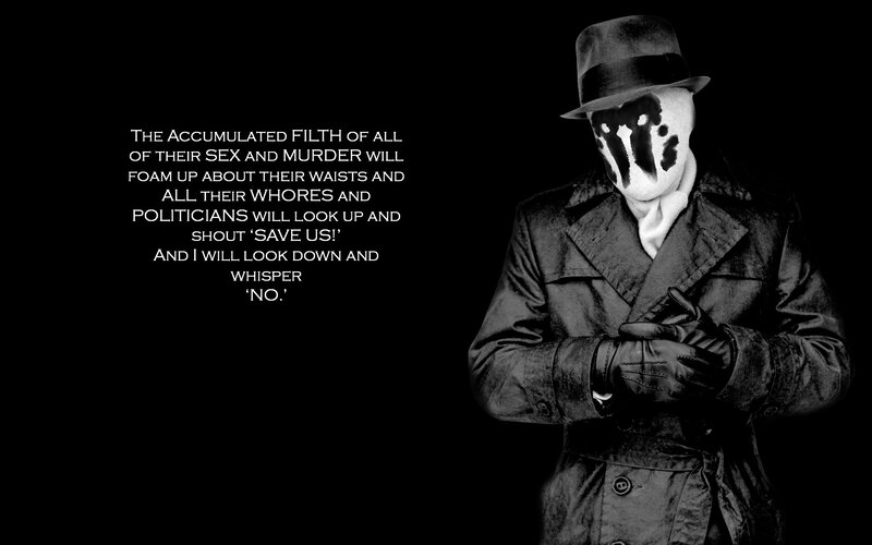 Rorschach quote from Watchmen