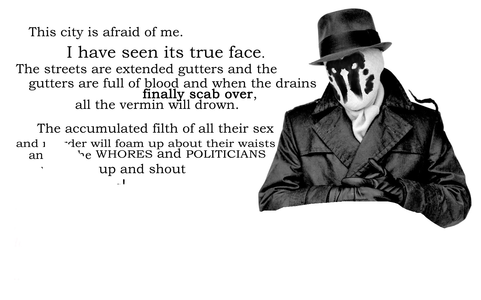 Rorschach's city critique