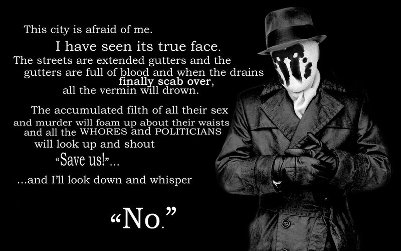 Rorschach's Monologue
