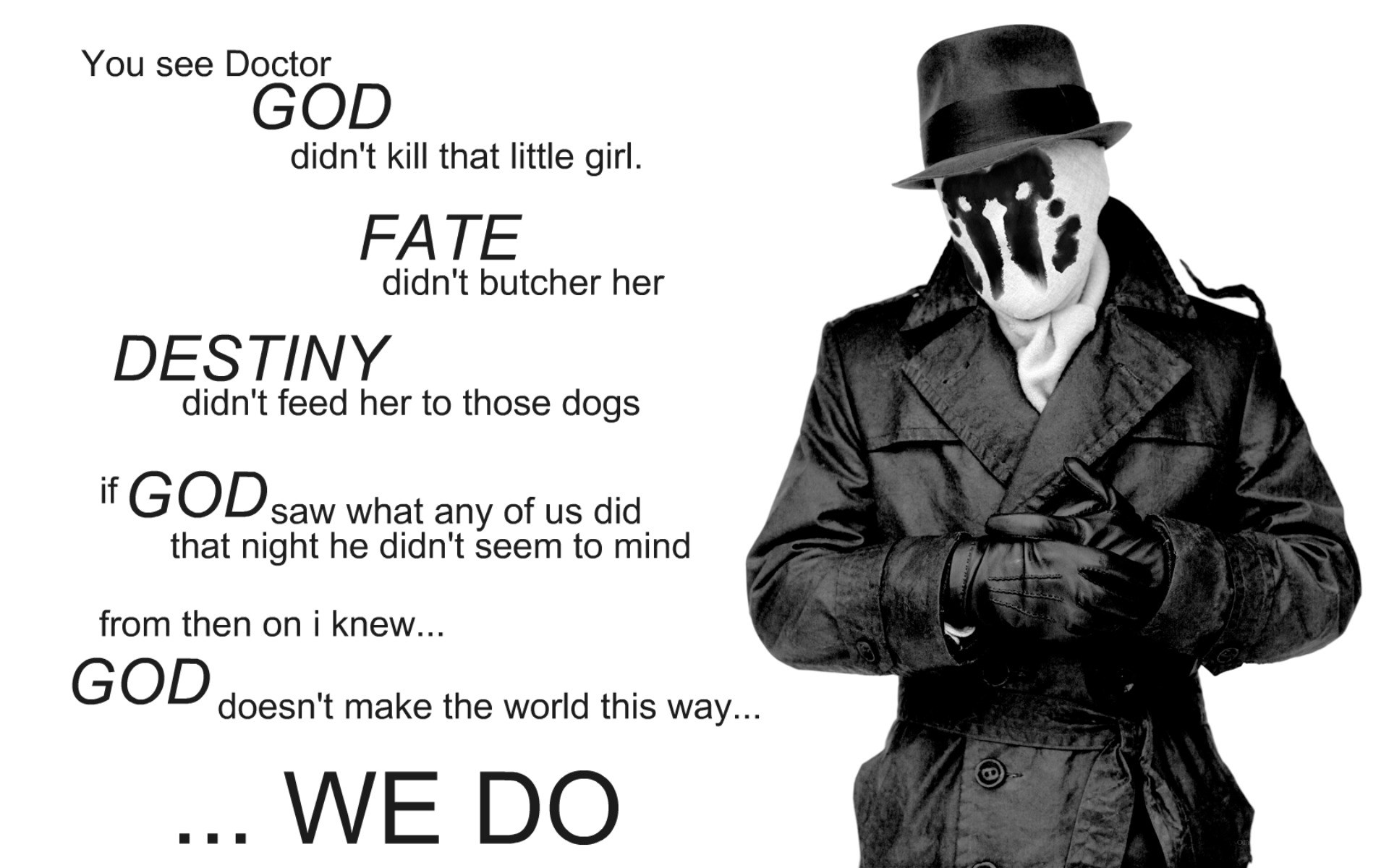 Rorschach's monologue
