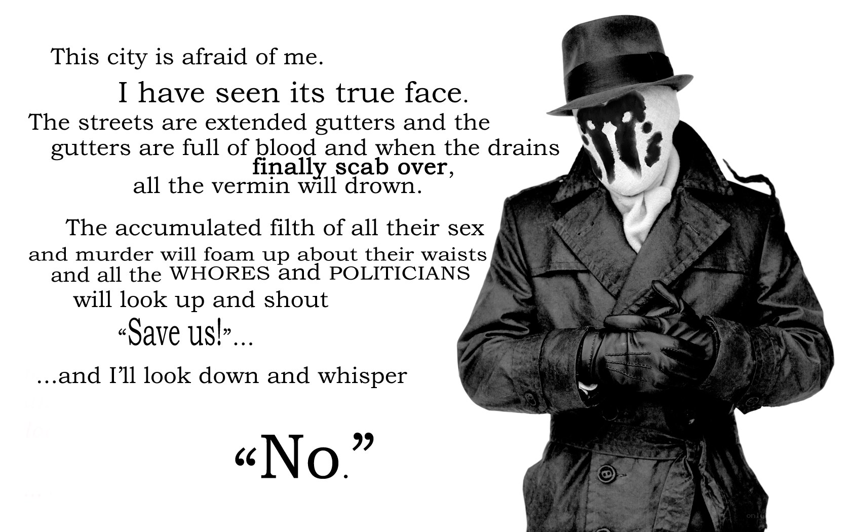 Rorschach's Monologue