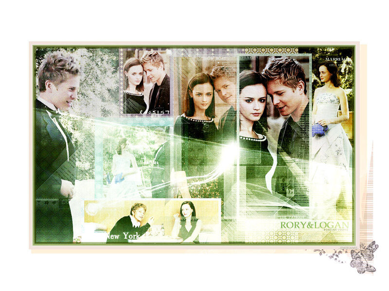Rory and Logan Collage — Green