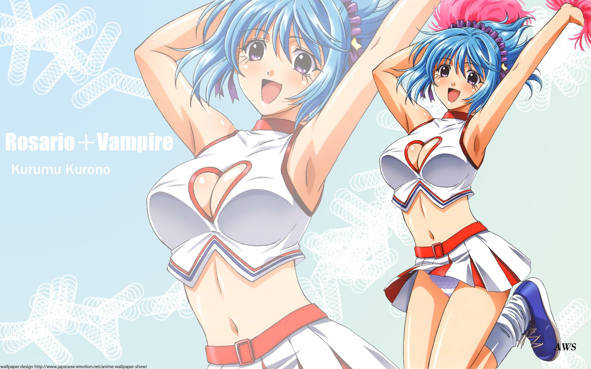Rosario + Vampire cheerleaders