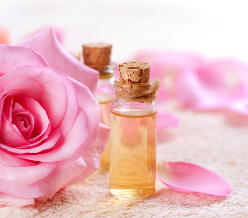 Rose and Essential Oil