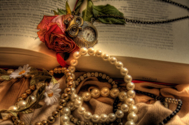 Rose and Pocket Watch