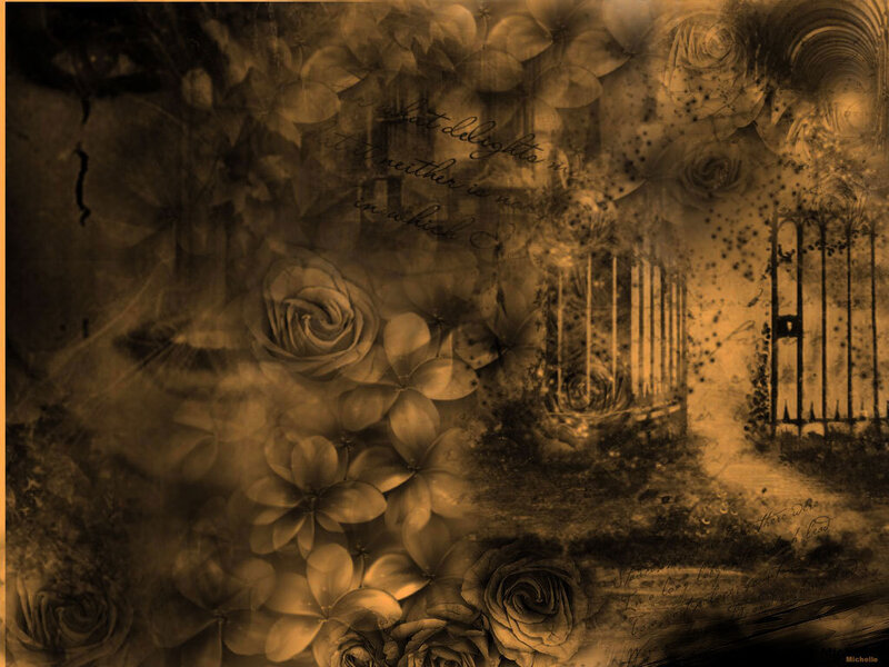 Rose Garden with Gate