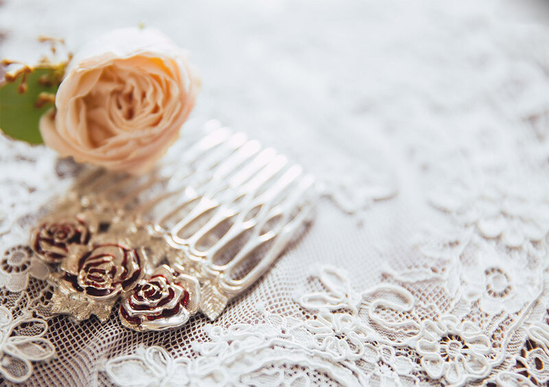 Rose Hair Comb