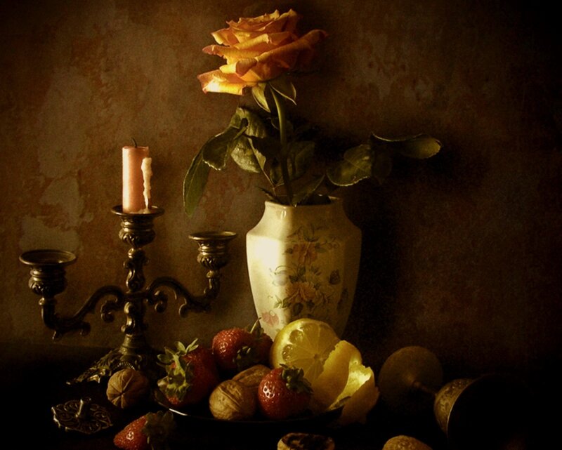 Rose in a Vase