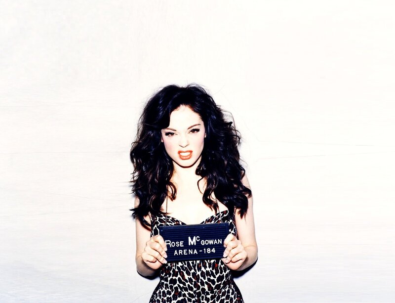 Rose McGowan mugshot