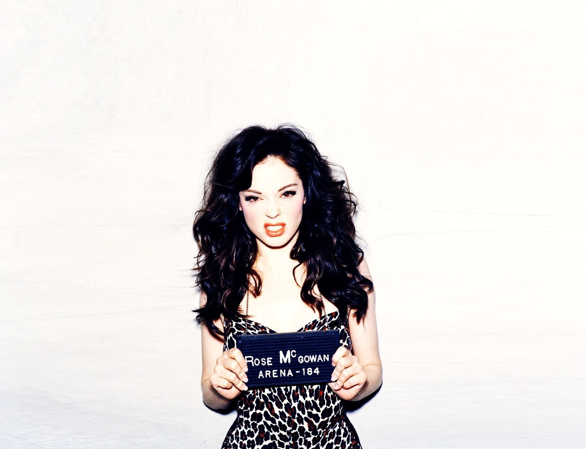 Rose McGowan mugshot
