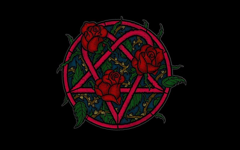 rose pentagram symbol