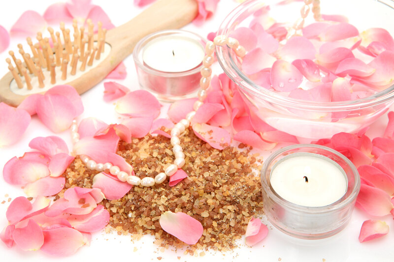 Rose Petals and Bath Salts