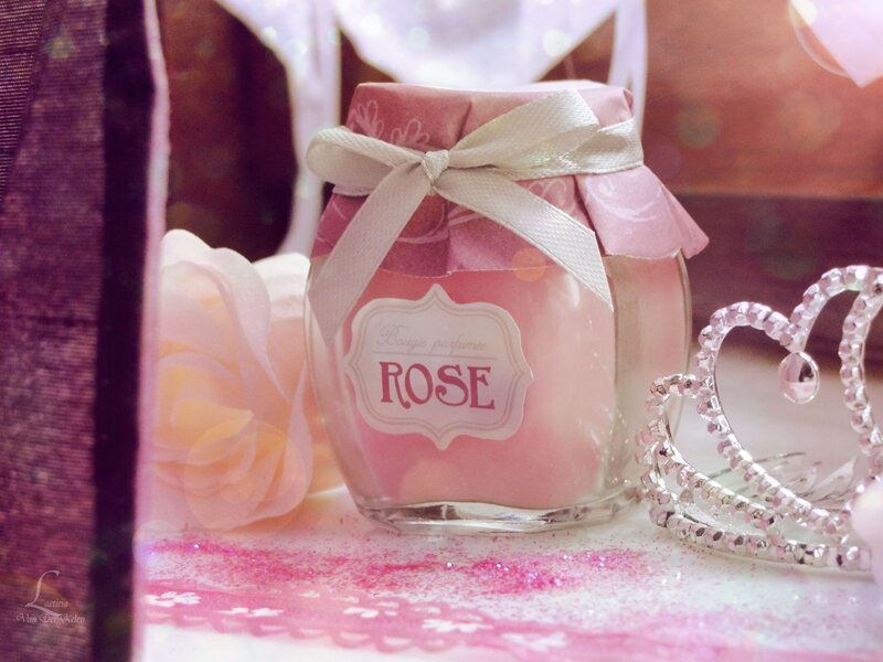 Rose-scented Candle