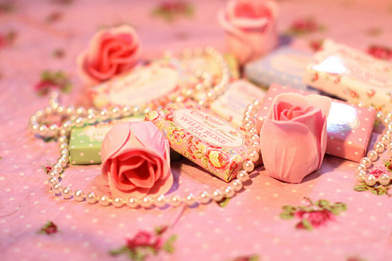 Rose-shaped Soaps