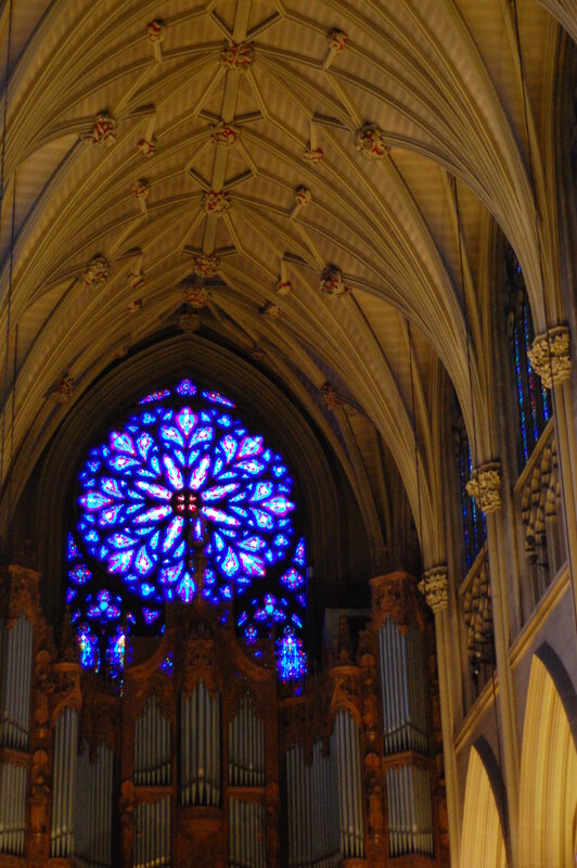 Rose Window in Cathedral