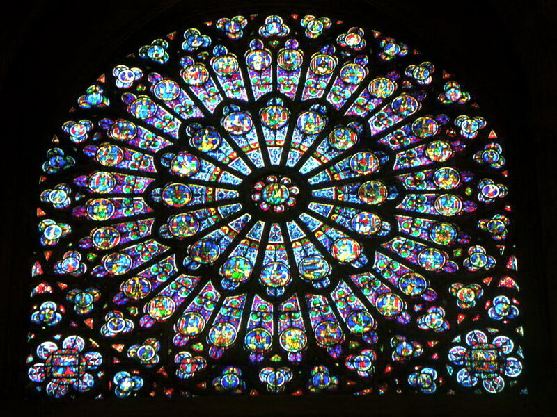 Rose Window Stained Glass