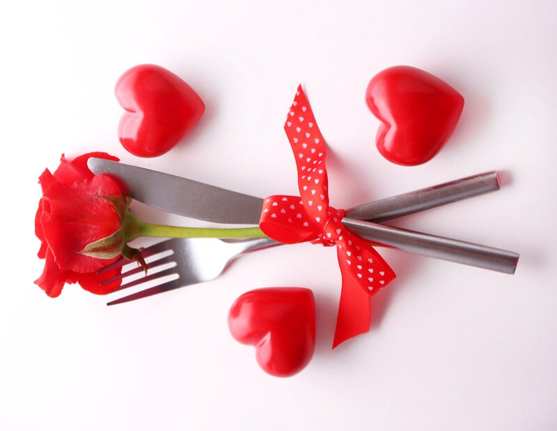 Rose with Cutlery