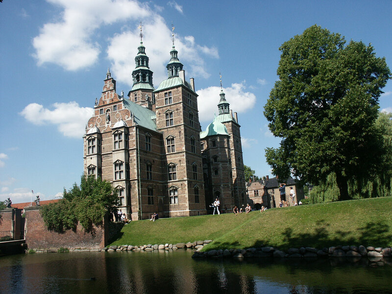 Rosenborg Castle — Blue, Serene, Afternoon, Photograph