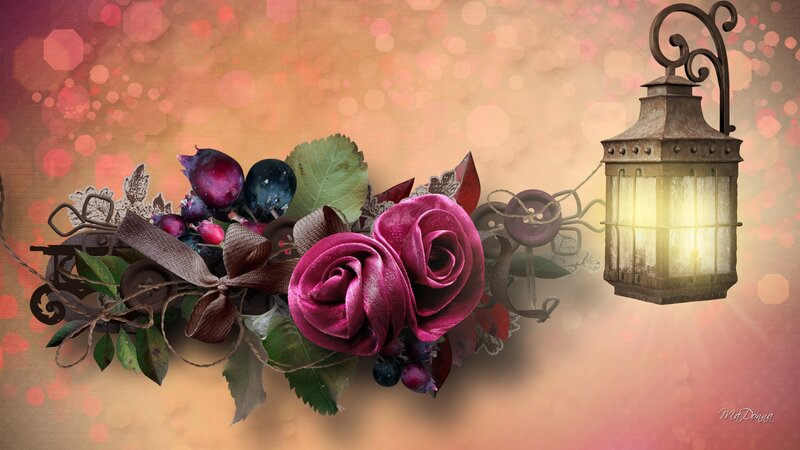 Roses and Berries Arrangement