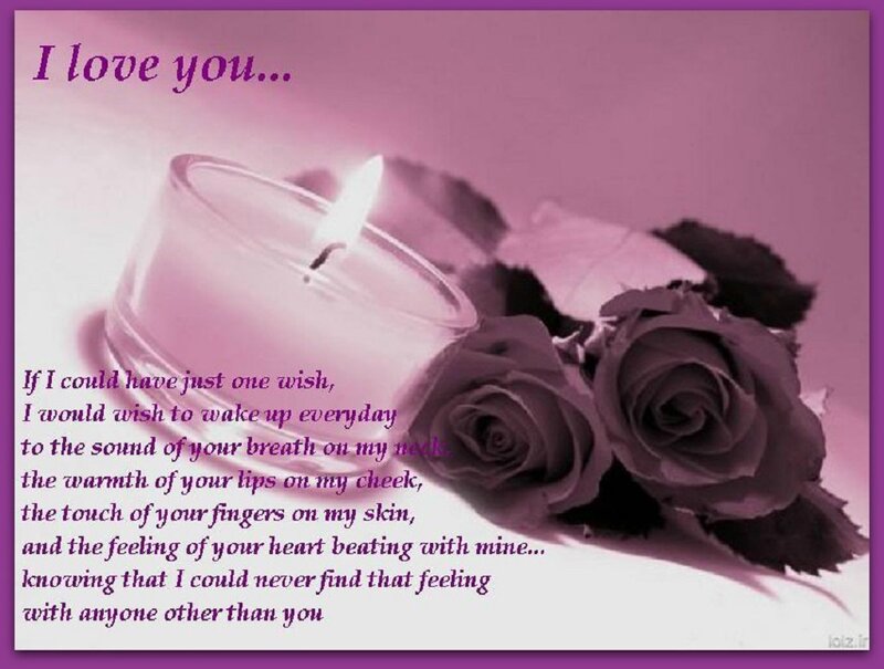 Roses and Candle — Purple