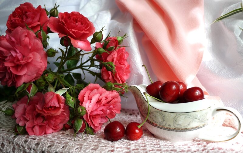 Roses and Cherries